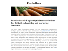 Tablet Screenshot of footballana.com